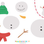 Printable Christmas Cut And Glue Activity For Kids For Christmas Cut Out Worksheets