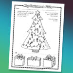 Printable Christmas Gift Worksheet Digital Download   Etsy Intended For Christmas Gift Worksheet