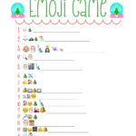 Printable Christmas Movie Emoji Game With Christmas Emoji Worksheet