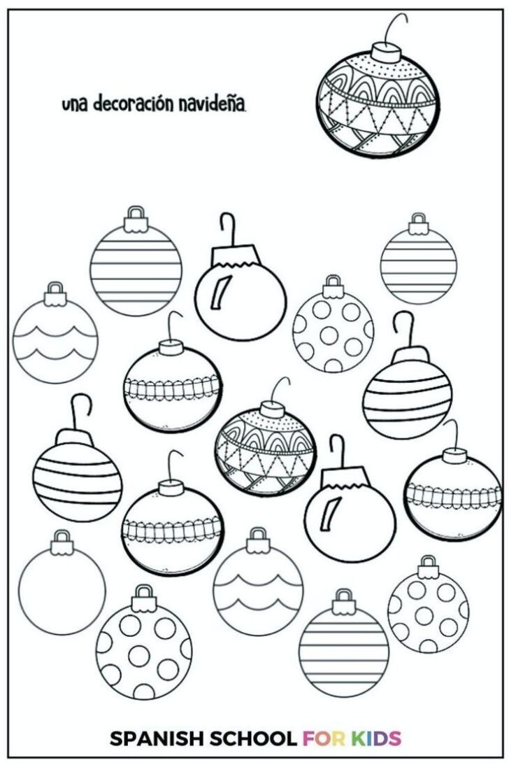 Spanish Christmas Worksheets Free Printables