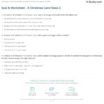 Quiz & Worksheet   A Christmas Carol Stave 2 | Study With Regard To A Christmas Carol Stave 2 Worksheet