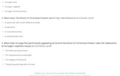 Quiz &amp; Worksheet - A Christmas Carol Stave 3 | Study with A Christmas Carol Stave 3 Worksheet