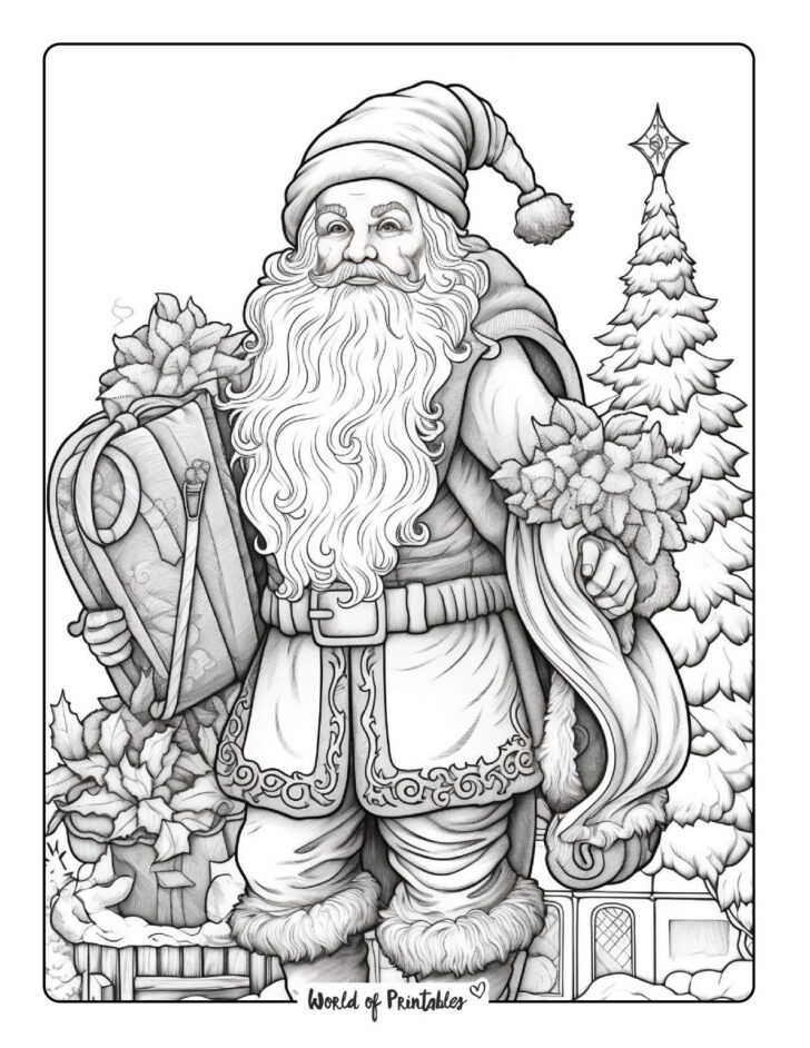 Christmas Colouring Worksheet