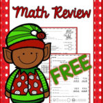 Second Grade Math Spiral Review Freebie Inside 2nd Grade Christmas Math Worksheets Free