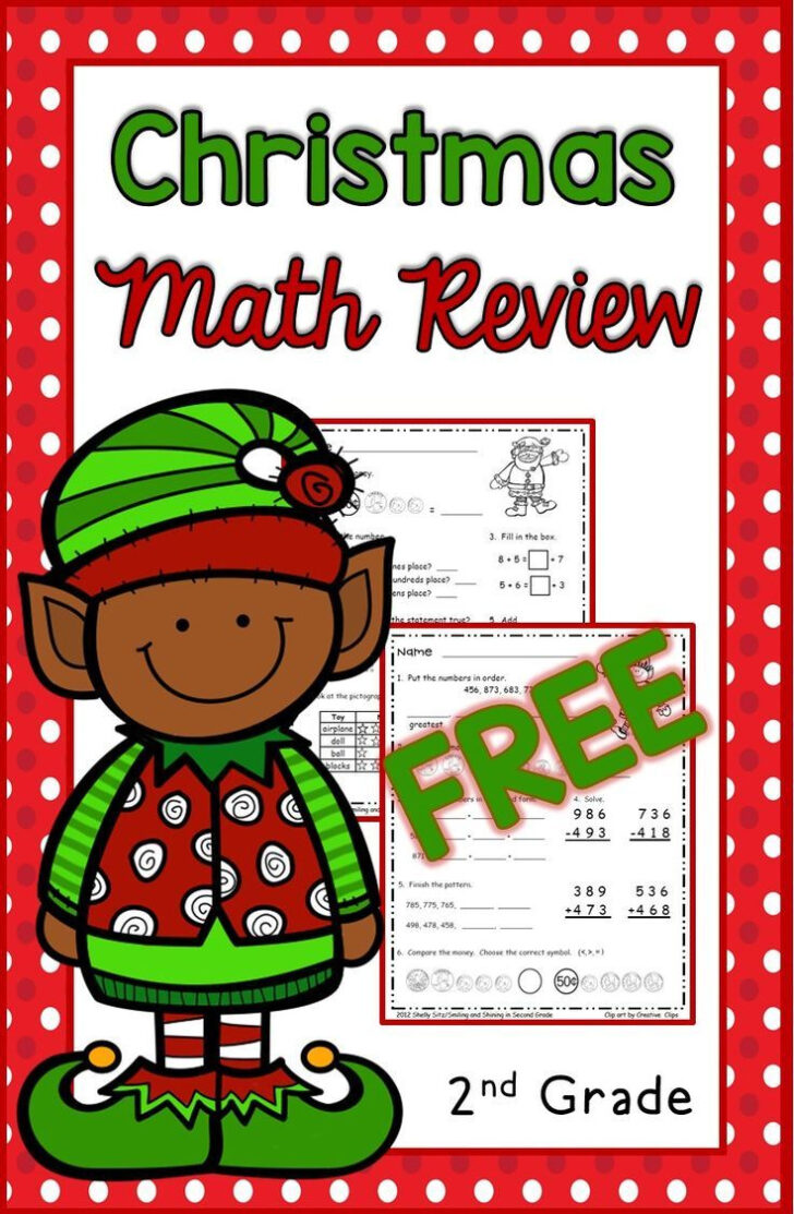 2nd Grade Christmas Math Worksheets Free