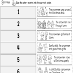 Snowman At Christmas Literacy Activities For Christmas Literacy Worksheets