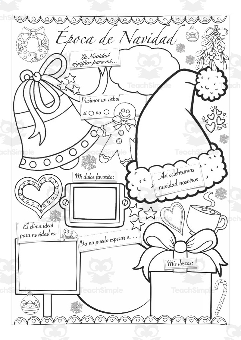 Spanish: Christmas Season | All About Worksheetsteach Simple with regard to Free Printable Spanish Christmas Worksheets