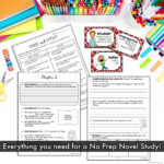 The Best Christmas Pageant Ever Novel Study Unit Literature Guide Regarding The Best Christmas Pageant Ever Worksheets