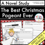 The Best Christmas Pageant Ever Novel Study Unit Literature Guide Within Best Christmas Pageant Ever Worksheets