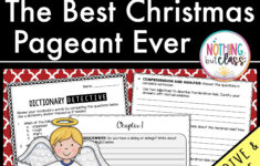 The Best Christmas Pageant Ever Novel Study Unit Literature Guide within Best Christmas Pageant Ever Worksheets