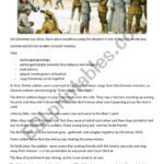 The Christmas Truce   Reading Comprehension   Esl Worksheet For The World War 1 Christmas Truce Worksheet