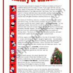 The History Of Christmas   4 Pages   Esl Worksheetmarsala Within History Of Christmas Worksheet