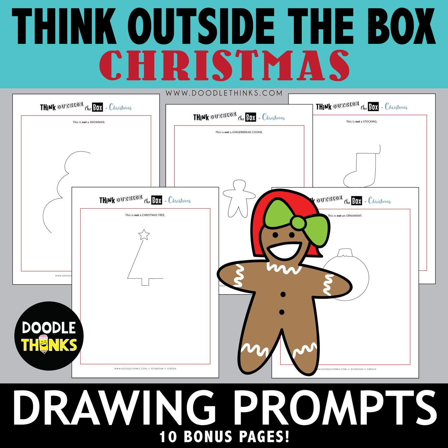 Ugly Christmas Sweater Creative Activity Pack - Payhip intended for Beyond The Worksheet Ugly Christmas Sweaters