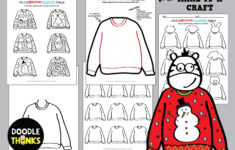 Ugly Christmas Sweater Creative Activity Pack - Payhip with Beyond The Worksheet Ugly Christmas Sweaters