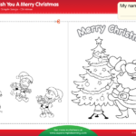 We Wish You A Merry Christmas Worksheet   Make A Chirstmas Card In Merry Christmas Worksheet