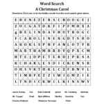 Word Search Worksheets | Christmas Carol Word Search Worksheets For A Christmas Carol Vocabulary Worksheet