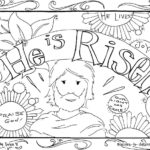 15 Easter Coloring Pages [Religious] Free Printables For Kids Throughout Free Christian Easter Worksheets