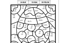 2-Digit Addition Spring Colornumber - Easter Egg - Lucky with regard to Easter Egg Addition Worksheets