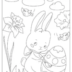 22 Free Easter Bunny Coloring Pages (Printable Pdf) Within Easter Bunny Worksheets Printables