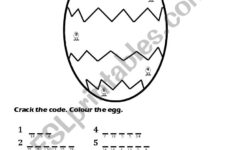 Crack The Easter Code - Esl Worksheetalphanumeric with Easter Crack the Code Worksheets