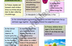 Easter Around The World - Esl Worksheeterika210 intended for Easter Traditions Around The World Worksheets