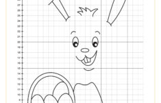Easter Bunny Coordinate Picture Worksheet | Printable Pdf Year 4 with Easter Coordinates Worksheets