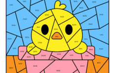 Easter Colorcode Multiplication Worksheets For 2Nd 3Rd inside Easter Multiplication Color Worksheets