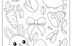 Easter Coloring Pages (Free Printables) with Easter Color Worksheets