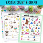 Easter Count And Graph For Easter Graphing Worksheets