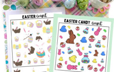 Easter Count And Graph for Easter Graphing Worksheets
