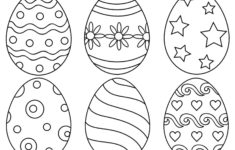 Easter Deals Egg Templates for Easter Egg Coloring Worksheets