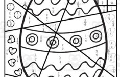 Easter Fractions Coloring Activityteach Simple within Easter Fractions Worksheets