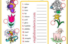 Easter Holidays Esl Vocabulary Worksheets in Easter Vocabulary Worksheets