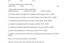 Easter Island Lesson: English Esl Worksheets Pdf &amp; Doc intended for The Lesson Of Easter Island Worksheets Answers