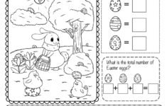 Easter Math Worksheet - Free Printable, Digital, &amp; Pdf throughout Easter Egg Worksheets Kindergarten