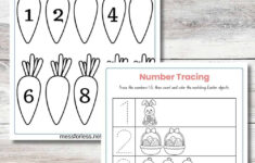 Easter Math Worksheets - Mess For Less throughout Preschool Easter Math Worksheets