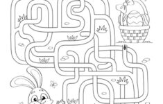 Easter Maze Printable | Planerium inside Easter Maze Worksheets