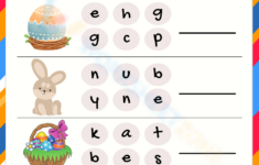 Easter Phonics Worksheet intended for Easter Phonics Worksheets