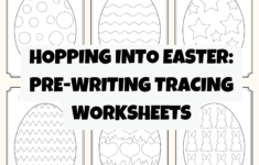 Easter Pre-Writing Tracing Worksheets | Teaching Resources intended for Easter Pre Writing Worksheets