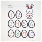 Easter Preschool Math Worksheets   Ms. Stephanie'S Preschool Throughout Easter Counting Worksheets For Preschoolers