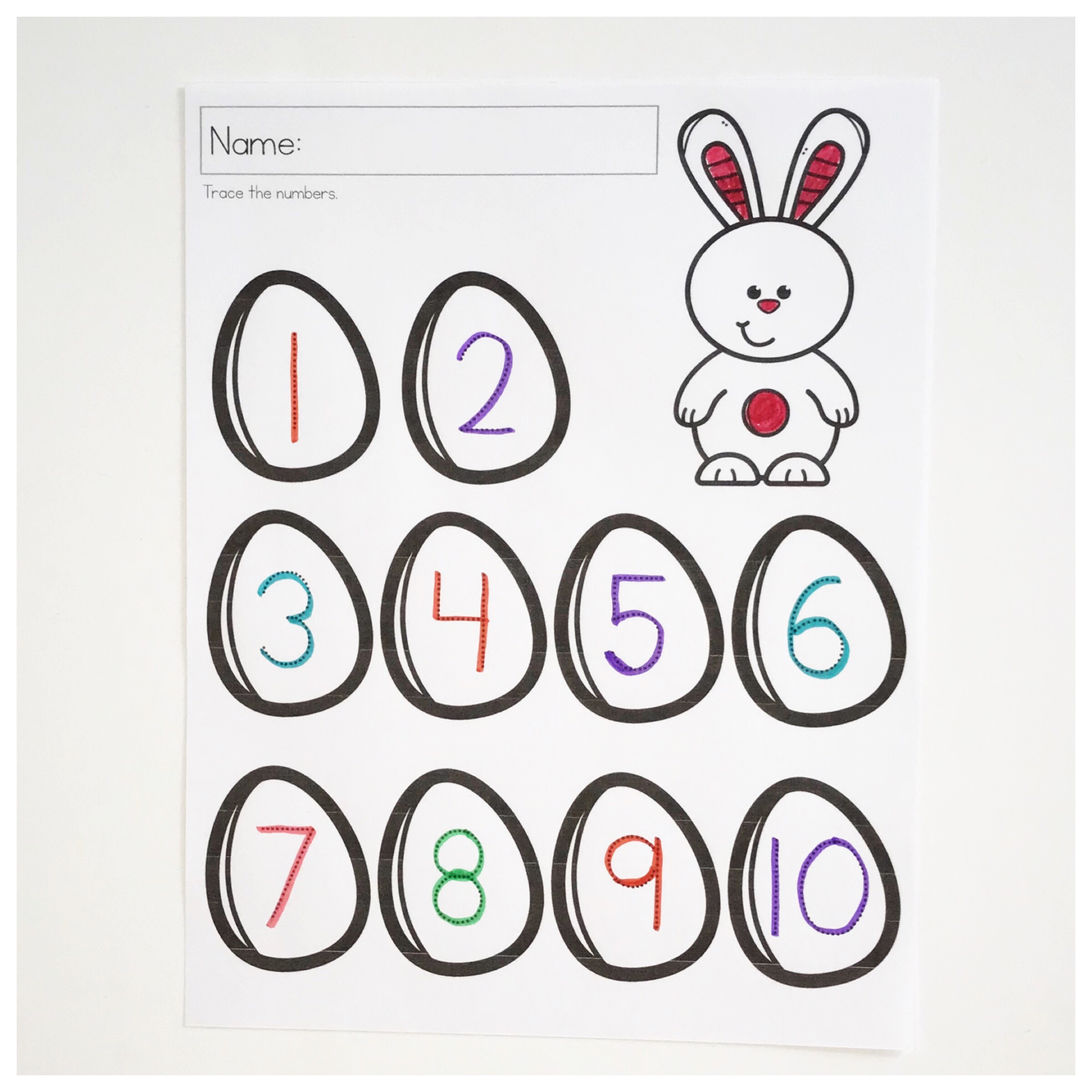 Easter Preschool Math Worksheets - Ms. Stephanie&amp;#039;S Preschool throughout Easter Counting Worksheets For Preschoolers