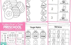 Easter Preschool Worksheets And Activities No Prep in Easter Pre-K Worksheets