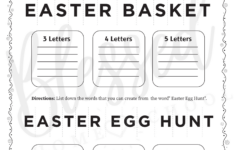 Easter Printable Worksheets For Elementary School in Easter Worksheets 3Rd Grade