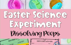 Easter Science Experiment: Dissolving Easter Peeps - Teaching With in Easter Science Worksheets