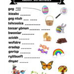 Easter Scrambles: English Esl Worksheets Pdf & Doc In Easter Unscramble Worksheets