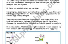 Easter Story - Esl Worksheetsapphom with regard to Worksheets Easter Story