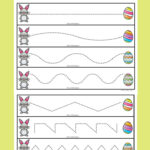Easter Tracing Worksheets For Preschoolers For Easter Tracing Worksheets