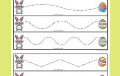 Easter Tracing Worksheets For Preschoolers pertaining to Tracing Easter Worksheets