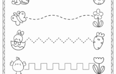 Easter Tracing Worksheets - Free Pre Writing Worksheets Pdf with Easter Pre Writing Worksheets
