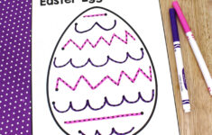 Easter Tracing Worksheets intended for Easter Egg Tracing Worksheets